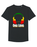 One Love Tricou mânecă scurtă guler larg Bărbat Skater