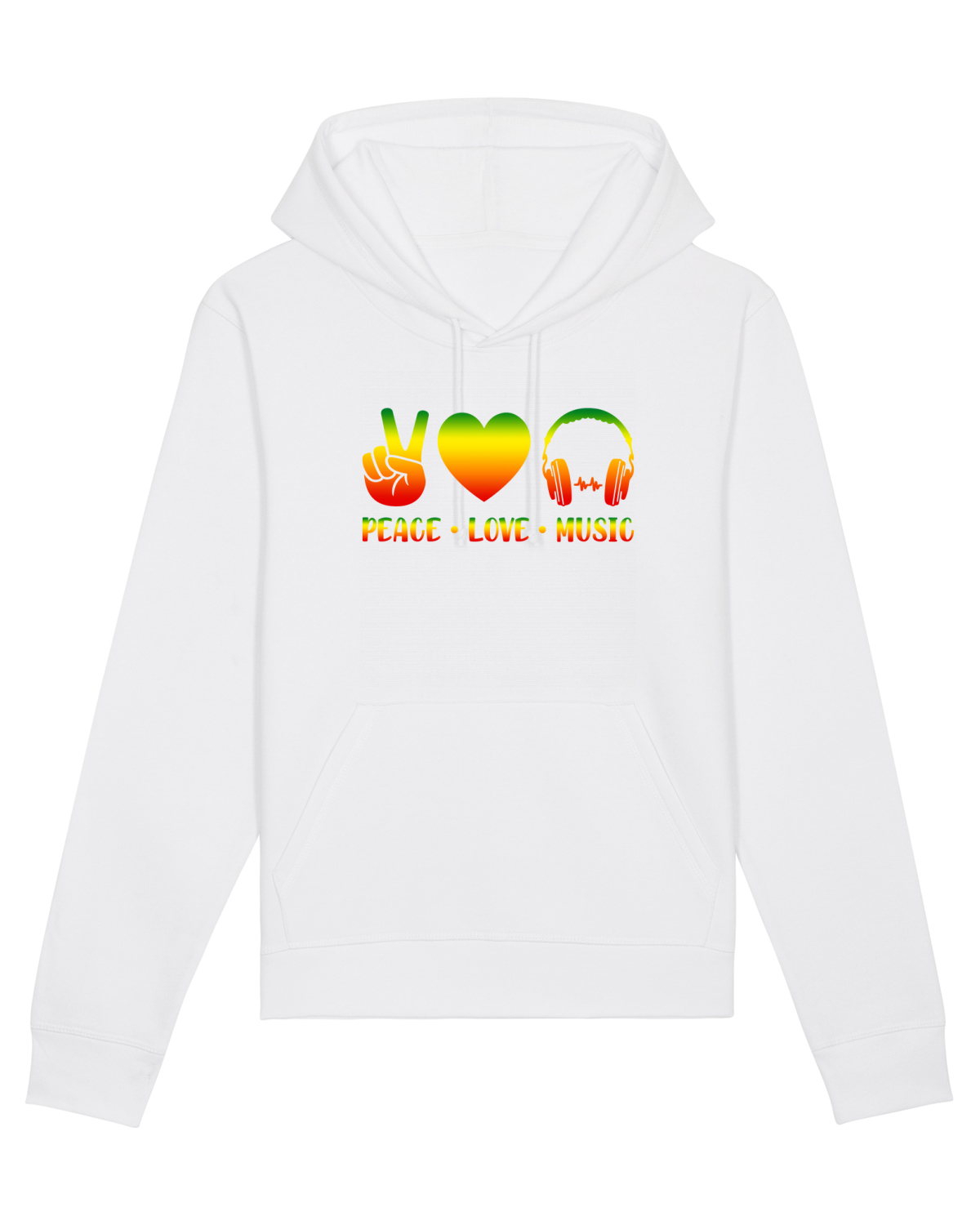 Hanorac Unisex Drummer White