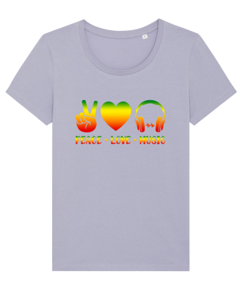 Peace Love Music Lavender