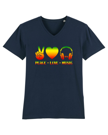 Peace Love Music French Navy