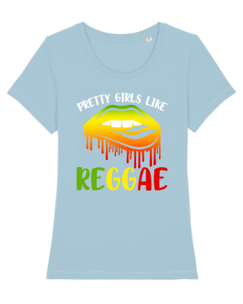 Pretty girls like reggae Sky Blue