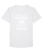 Go Riding Tricou mânecă scurtă guler larg Bărbat Skater