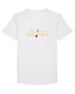 Reggae Beat Tricou mânecă scurtă guler larg Bărbat Skater
