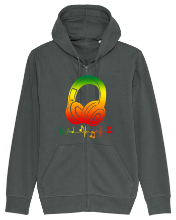Reggae Music Headphone Anthracite