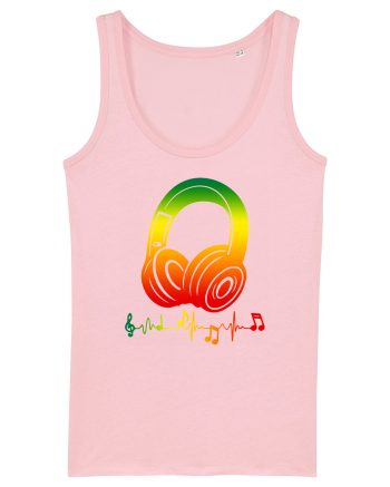 Reggae Music Headphone Cotton Pink