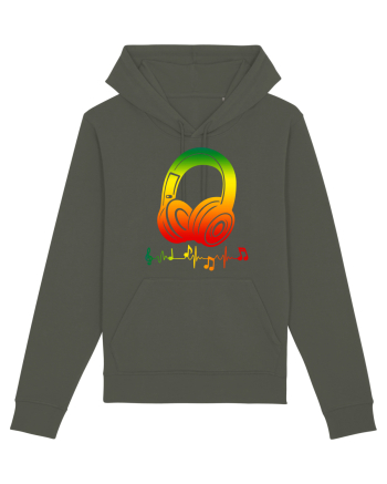 Reggae Music Headphone Khaki