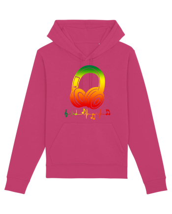Reggae Music Headphone Raspberry