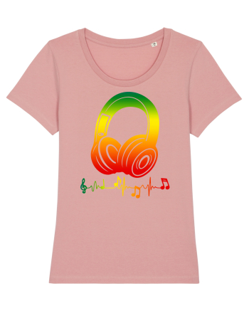 Reggae Music Headphone Canyon Pink