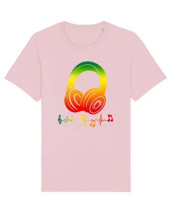 Reggae Music Headphone Cotton Pink
