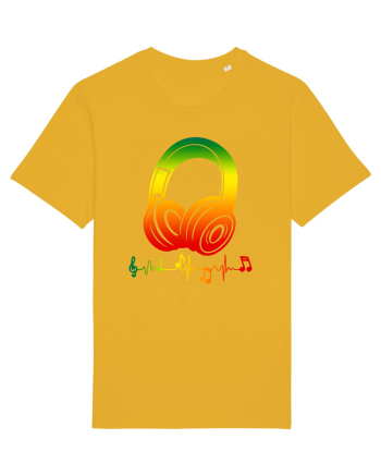 Reggae Music Headphone Spectra Yellow