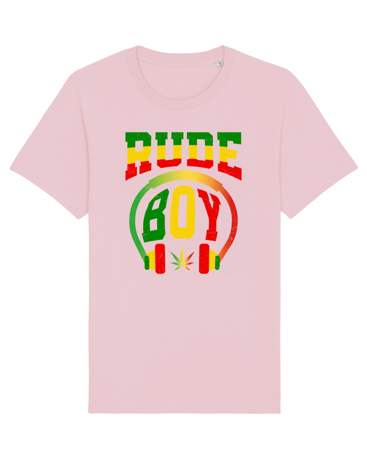 Tricou mânecă scurtă Unisex Rocker Cotton Pink