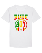 Rude Boy Tricou mânecă scurtă guler larg Bărbat Skater