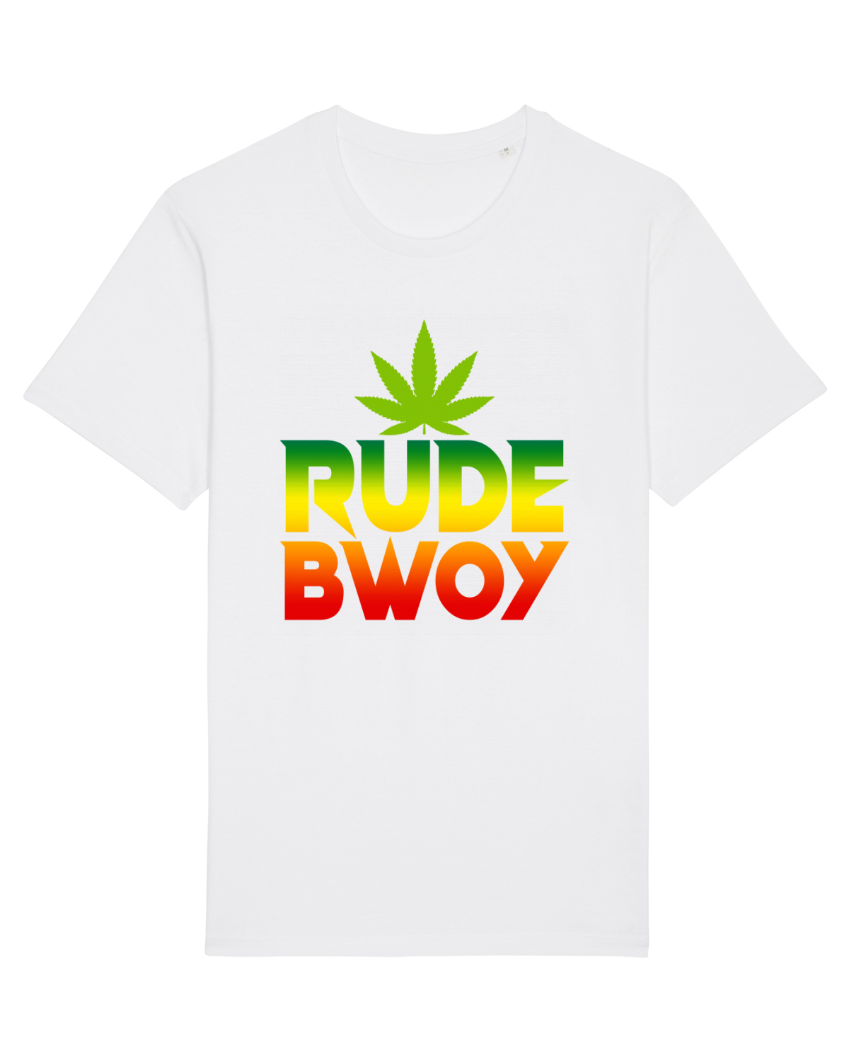 Tricou mânecă scurtă Unisex Rocker White