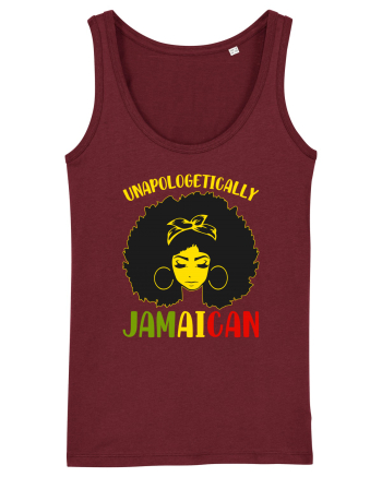 Unapologetically jamaican Burgundy