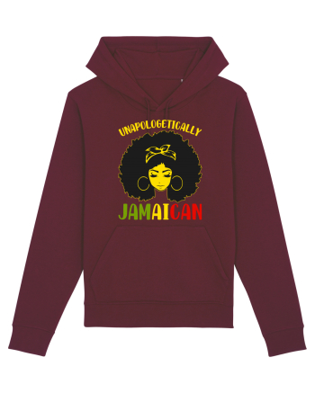 Unapologetically jamaican Burgundy
