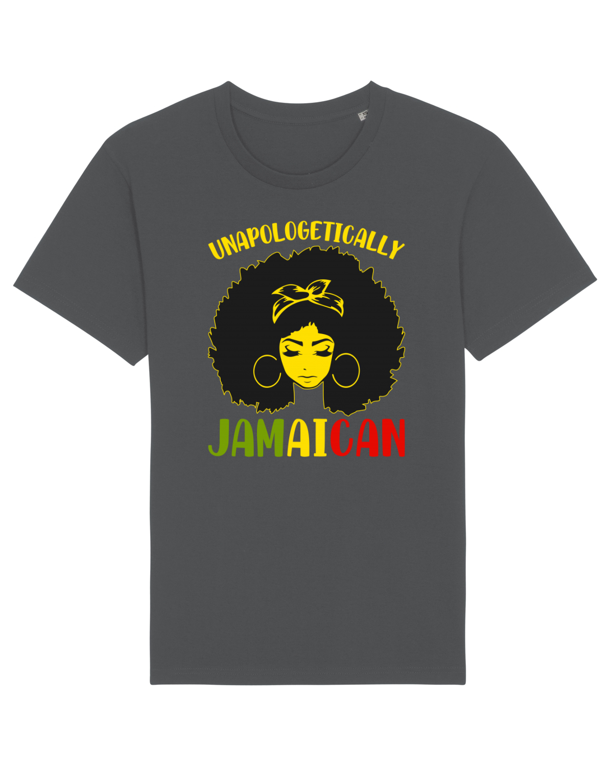 Tricou mânecă scurtă Unisex Rocker Anthracite