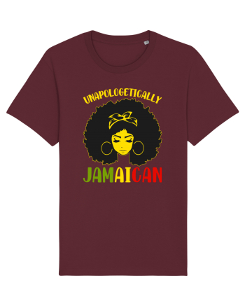 Unapologetically jamaican Burgundy