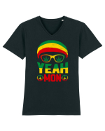 Yeh Mon Tricou mânecă scurtă guler V Bărbat Presenter