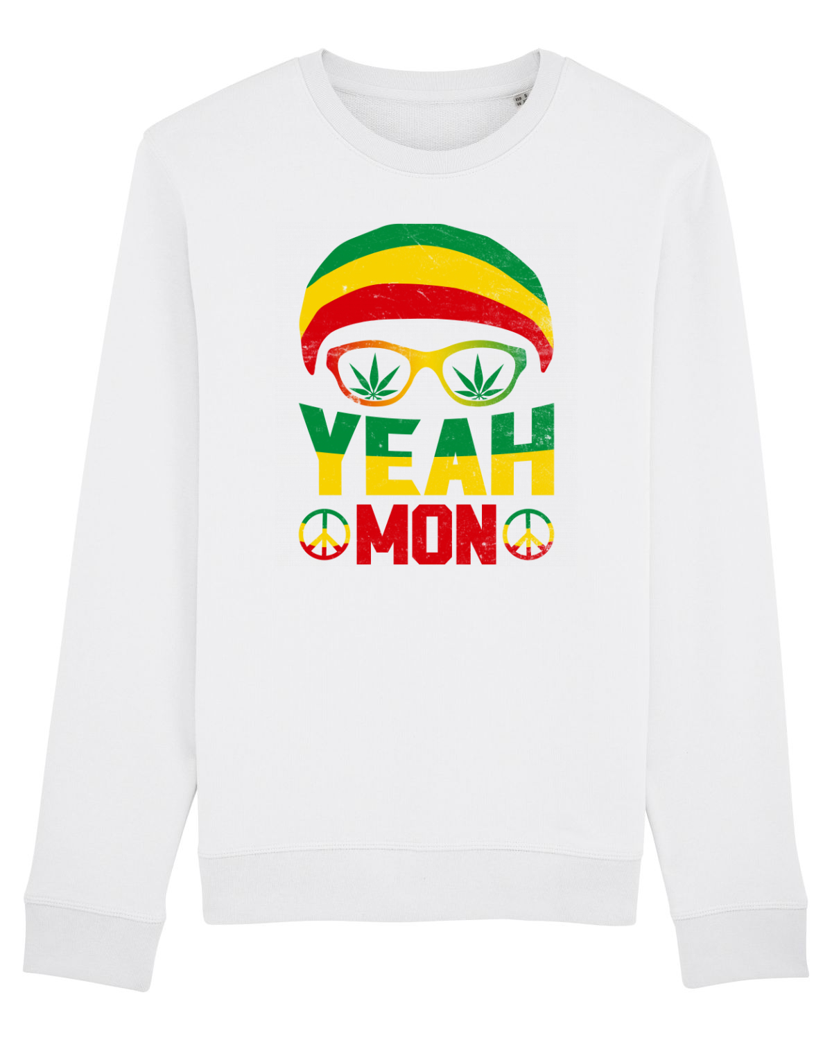 Bluză mânecă lungă Unisex Rise White