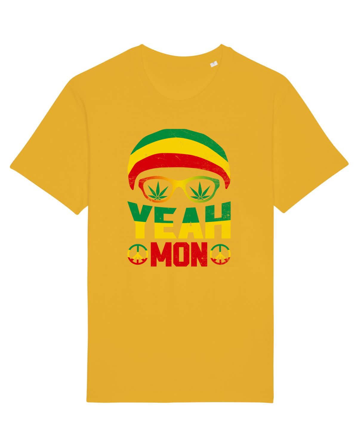 Tricou mânecă scurtă Unisex Rocker Spectra Yellow