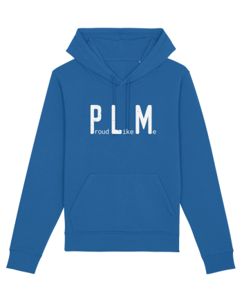 Proud Like Me - white Royal Blue