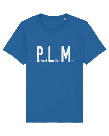 Proud Like Me - white Royal Blue