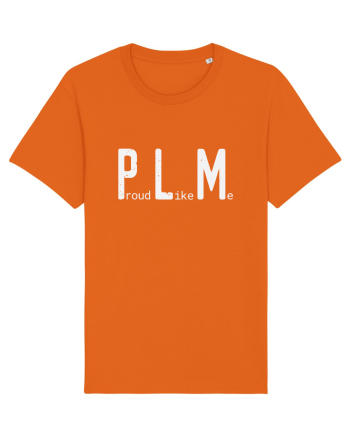 Proud Like Me - white Bright Orange