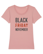 Black Friday Tricou mânecă scurtă guler larg fitted Damă Expresser