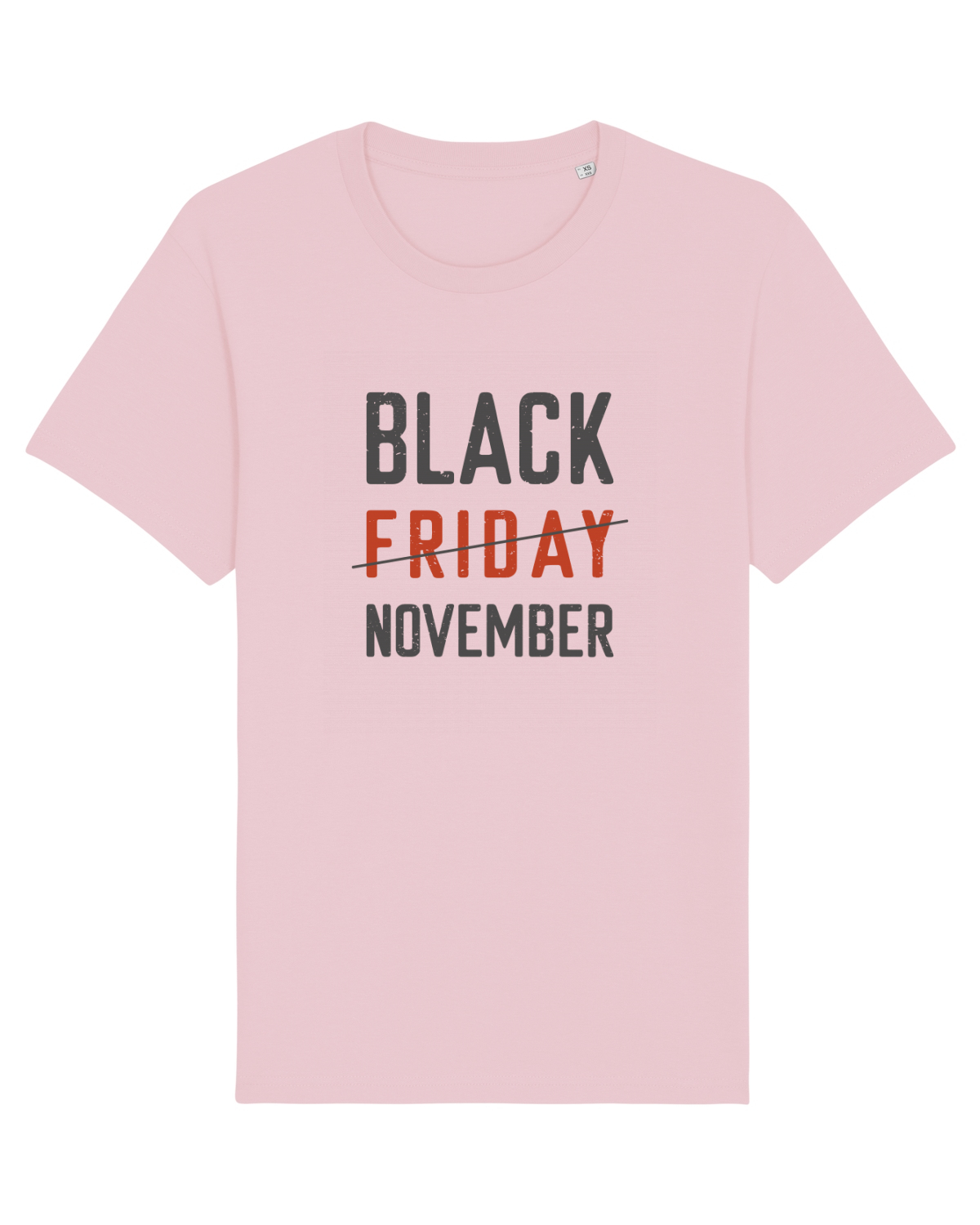 Tricou mânecă scurtă Unisex Rocker Cotton Pink