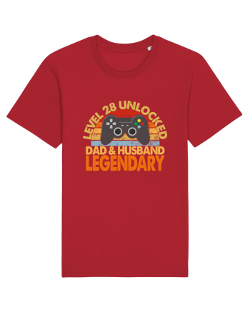 Level 28 Unlocked Dad & Husband Legendary Red