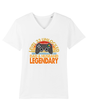 Level 33 Unlocked Dad & Husband Legendary White
