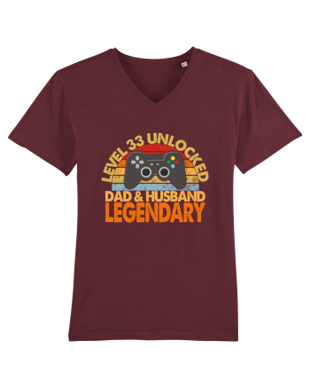 Level 33 Unlocked Dad & Husband Legendary Burgundy