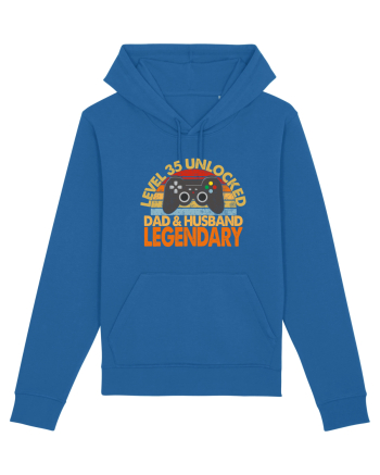 Level 35 Unlocked Dad & Husband Legendary Royal Blue