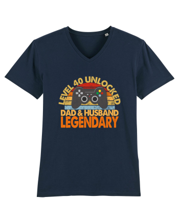 Level 40 Unlocked Dad & Husband Legendary French Navy