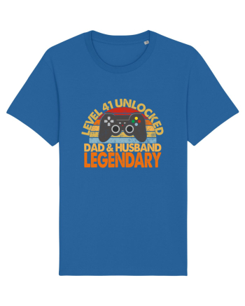 Level 41 Unlocked Dad & Husband Legendary Royal Blue