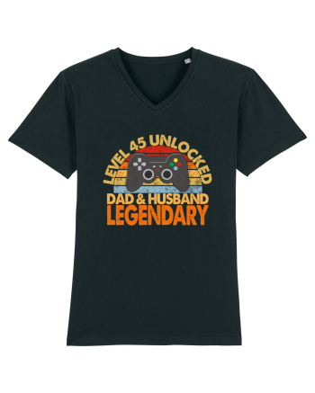 Level 45 Unlocked Dad & Husband Legendary Black