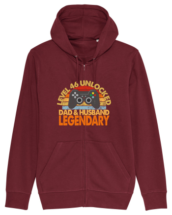 Level 46 Unlocked Dad & Husband Legendary Burgundy