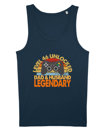 Level 46 Unlocked Dad & Husband Legendary Navy