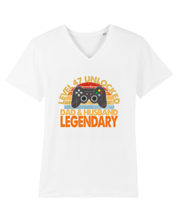Level 47 Unlocked Dad & Husband Legendary White