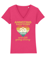 Annoying Each Other For 20 Years And Still Going Strong Tricou mânecă scurtă guler V Damă Evoker