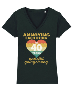 Annoying Each Other For 40 Years And Still Going Strong Tricou mânecă scurtă guler V Damă Evoker