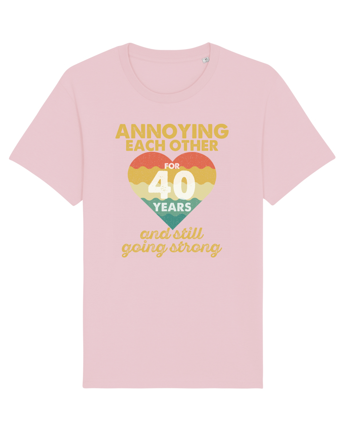 Tricou mânecă scurtă Unisex Rocker Cotton Pink