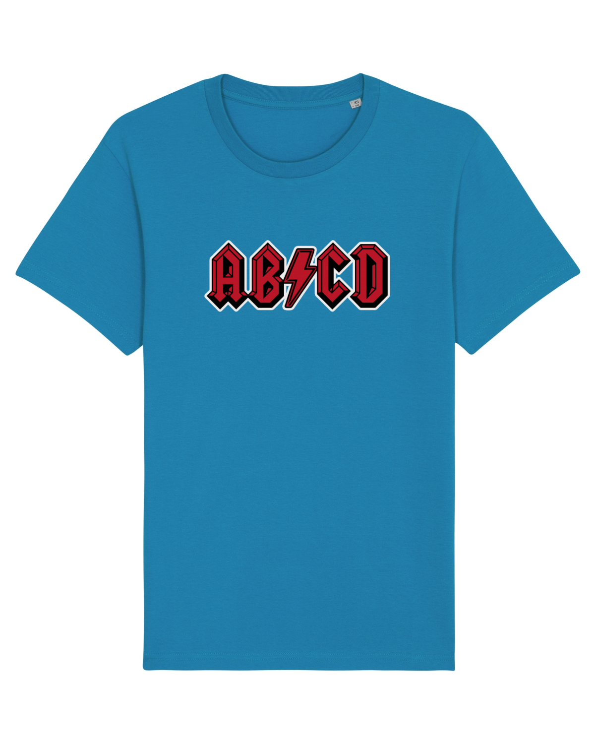 Tricou mânecă scurtă Unisex Rocker Azur