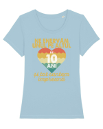 Ne enervam unul pe altul de 10 ani si tot suntem impreuna Tricou mânecă scurtă guler larg fitted Damă Expresser