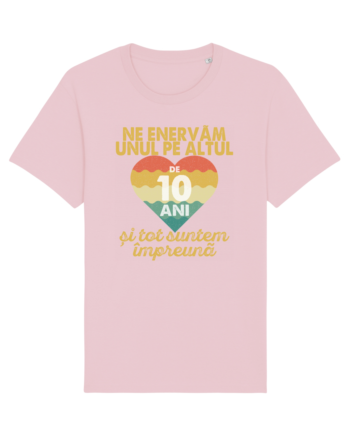 Tricou mânecă scurtă Unisex Rocker Cotton Pink
