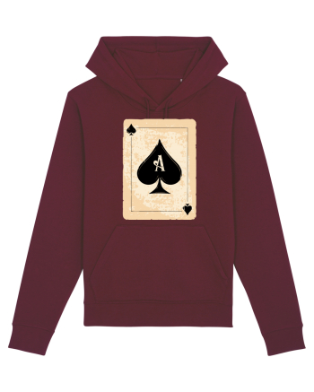 Ace Black heart Burgundy