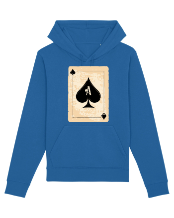 Ace Black heart Royal Blue
