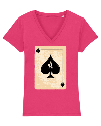 Ace Black heart Raspberry