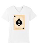Ace Black heart Tricou mânecă scurtă guler V Bărbat Presenter