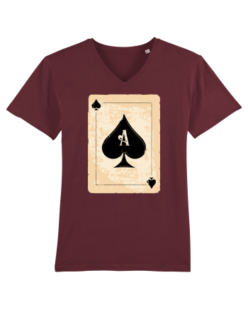 Ace Black heart Burgundy